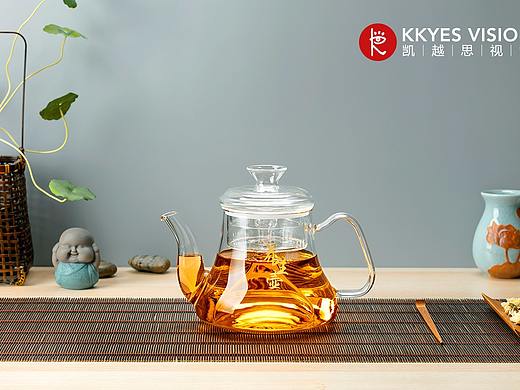 玻璃茶壶 茶杯 静物拍摄 产品商业摄影