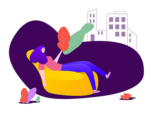 插画-闲适（个人主页-ZMjkwOTgzNjA=） - 创作习作 - 站酷设计师jelly306原创素材 - 站酷ZCOOL