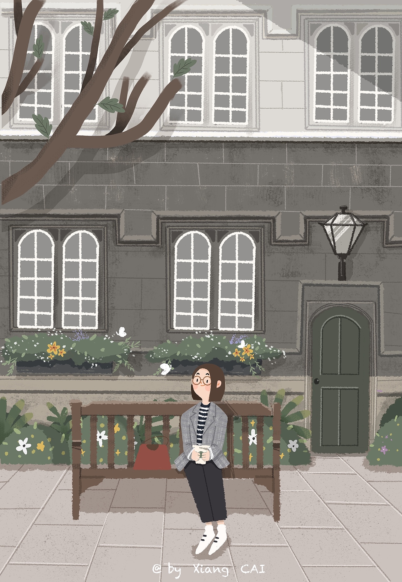 板繪/壁紙/治愈系（圖ZMjM1MTgxODI0） - 創(chuàng)作習(xí)作 - 站酷設(shè)計(jì)師香菜的蛋炒飯店原創(chuàng)素材 - 站酷ZCOOL