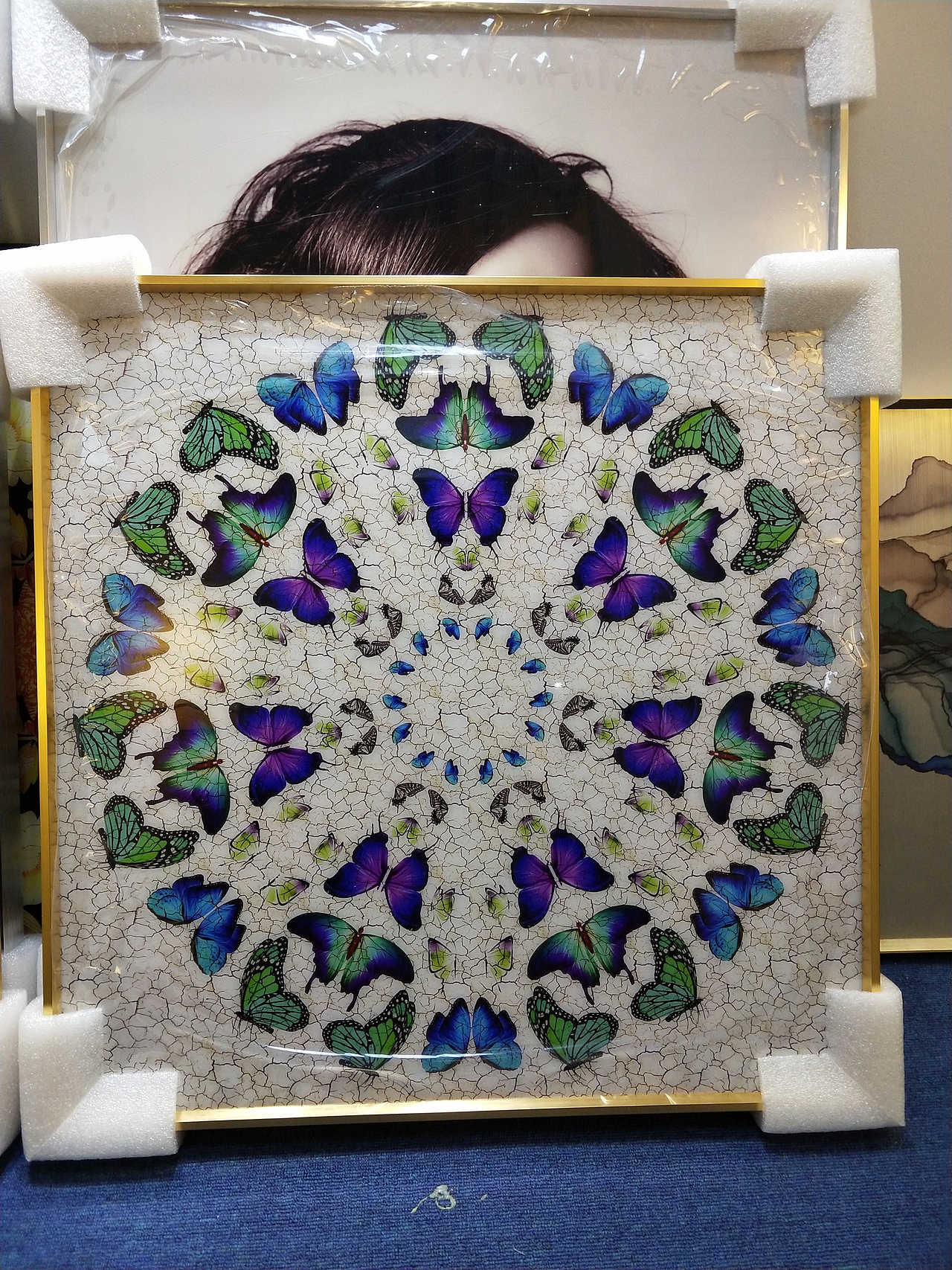 乾唐晶瓷画展示