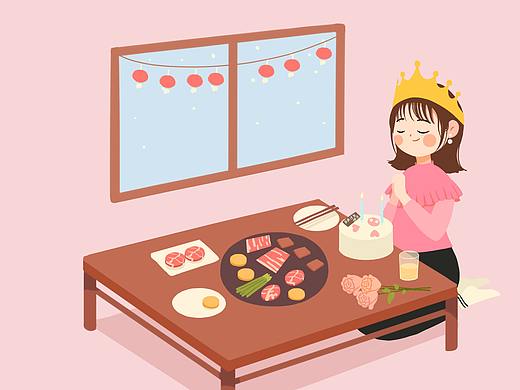 祝我生日快樂??（個人主頁-ZMzMzODIyMDg=） - 創(chuàng)作習作 - 站酷設計師高級灰de灰灰原創(chuàng)素材 - 站酷ZCOOL