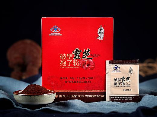 雷允上灵芝孢子粉摄影