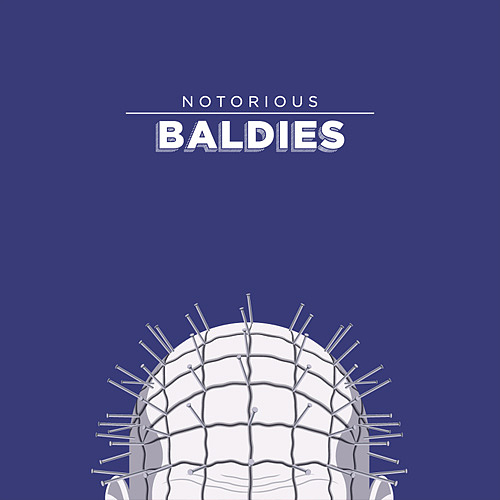 创意光头海报插画