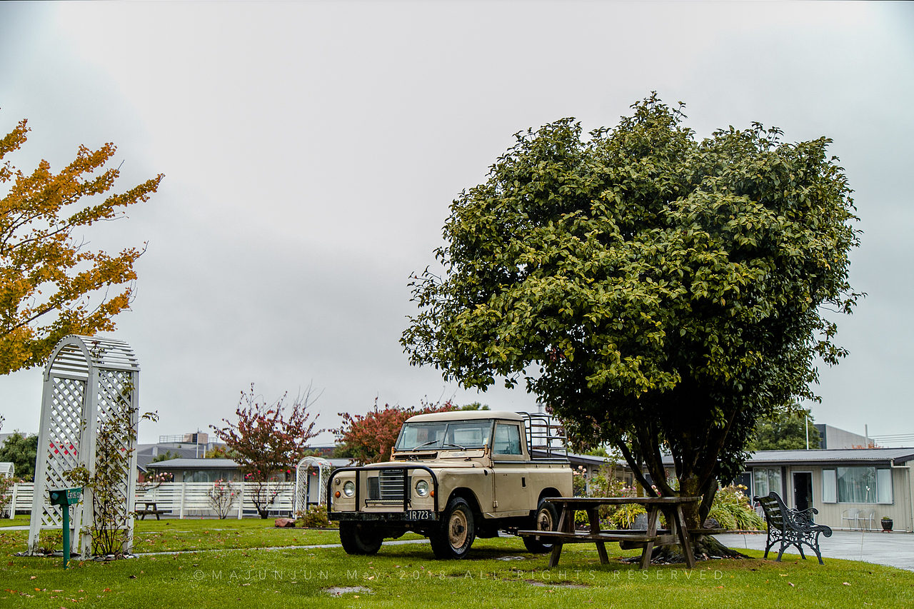 从但尼丁回到基督城,入驻Amber Holiday Park房车营地。