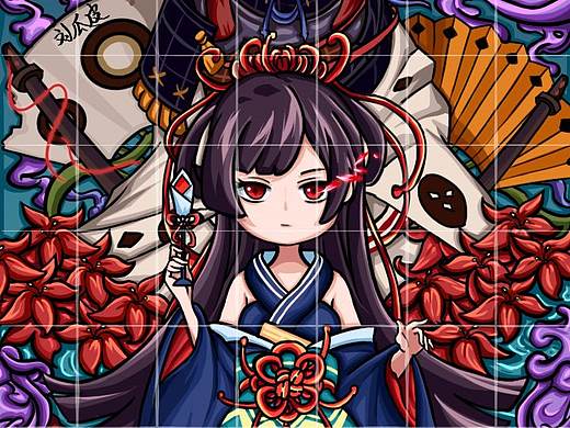 阴阳师+国潮（个人主页-ZNTA3MTMxNDg=） - 创作习作 - 站酷设计师刘瓜皮原创素材 - 站酷ZCOOL