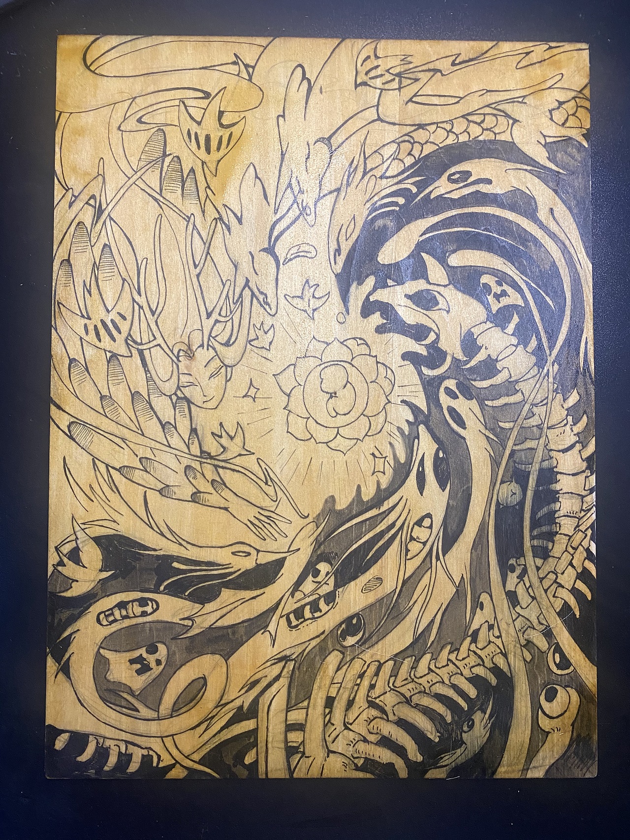 山海经-一念天堂&百鬼夜行（图ZMjg0OTM0MzMy） - 艺术插画 - 站酷设计师老河漫画原创素材 - 站酷ZCOOL