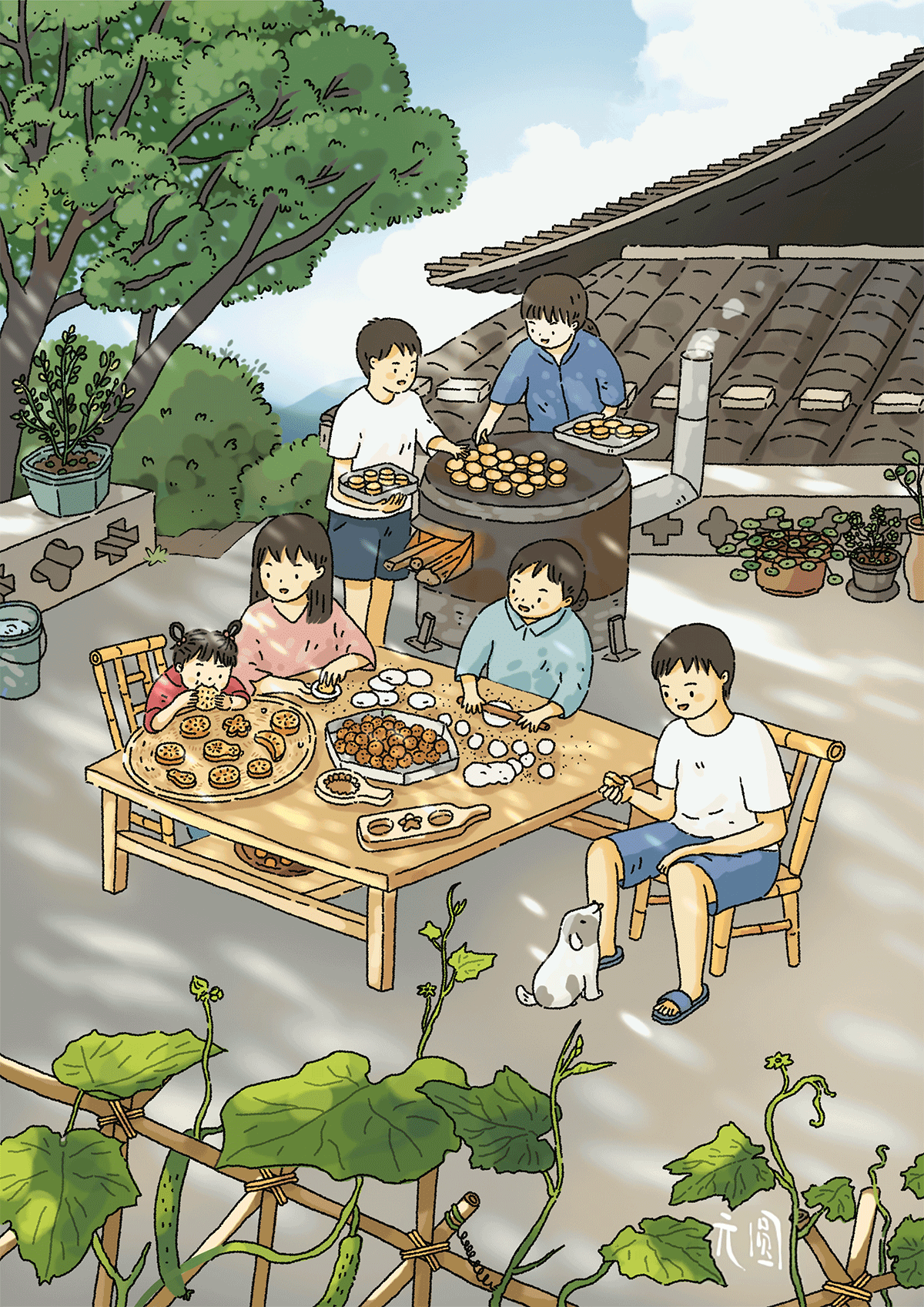2022插画作品总结（图ZMzMyMDc5Njcy） - 商业插画 - 站酷设计师元圆原创素材 - 站酷ZCOOL