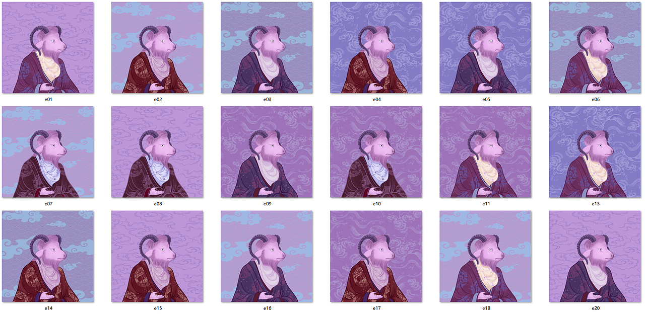 NFT 二十八星宿神 之朱雀系列（图ZMzE0NDUxOTgw） - 商业插画 - 站酷设计师微儿插画原创素材 - 站酷ZCOOL