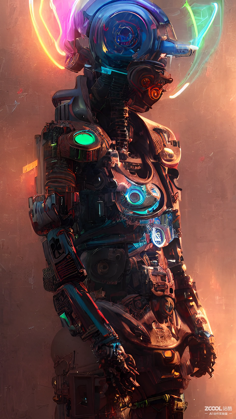 ai创作实验室#【赛博朋克角色肖像】【概念设计】