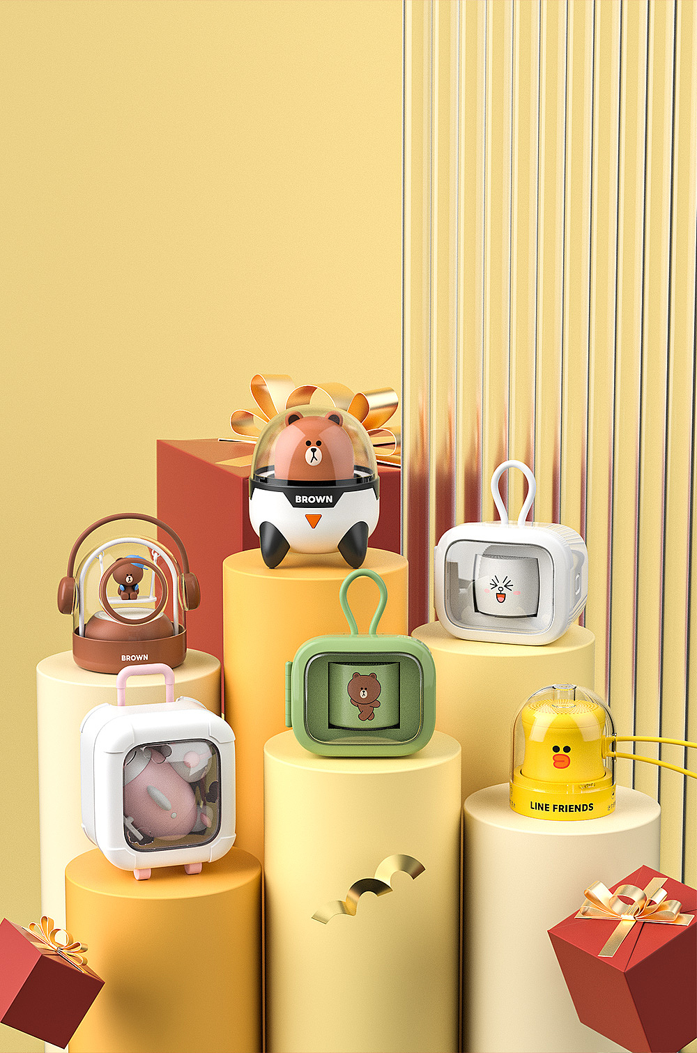 蓝牙音箱渲染合集