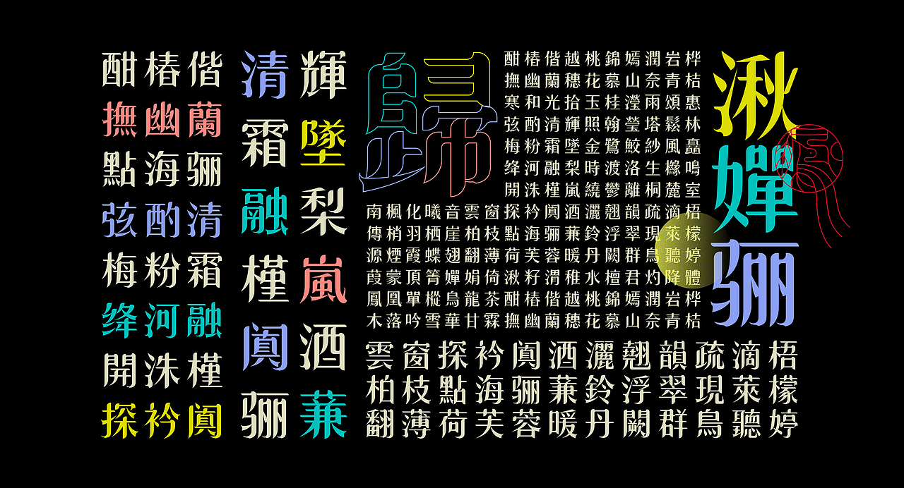 《“鳳灑体”字库延展应用—“國乾”花茶酱包装设计》(图ZMzU3NTQ5MDE2) - 字体/字形 - 站酷设计师创意仔仔原创素材 - 站酷ZCOOL