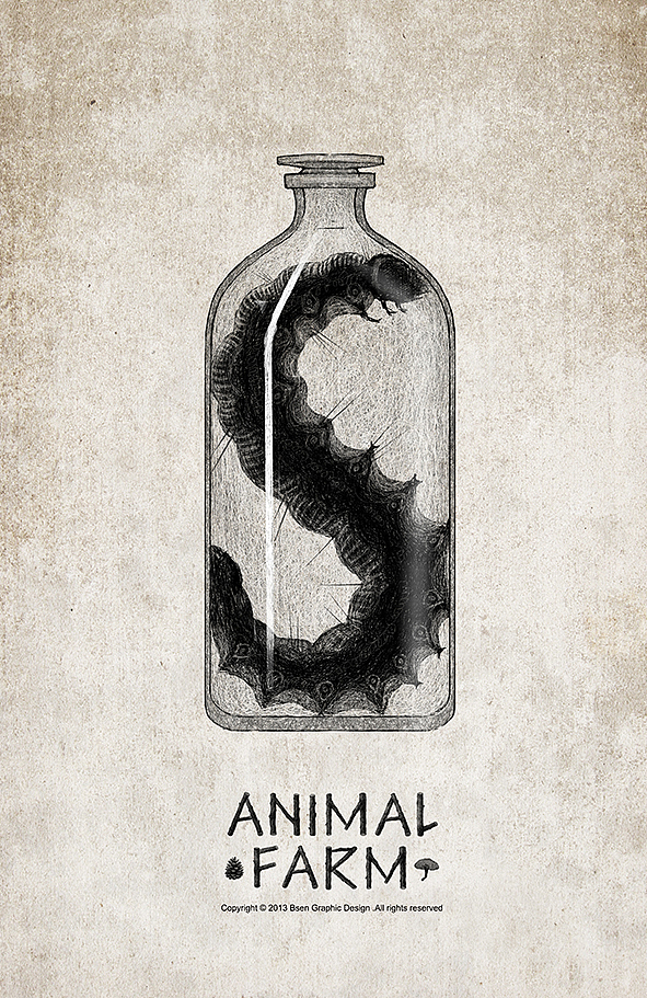 水里的动物&昆虫（Animal Farm）（图ZMTUzODQzODg=） - 商业插画 - 站酷设计师王比森bsen原创素材 - 站酷ZCOOL
