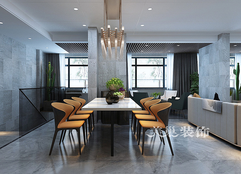 郑州怡丰森林湖386平简约轻奢风设计布局出的品质空间