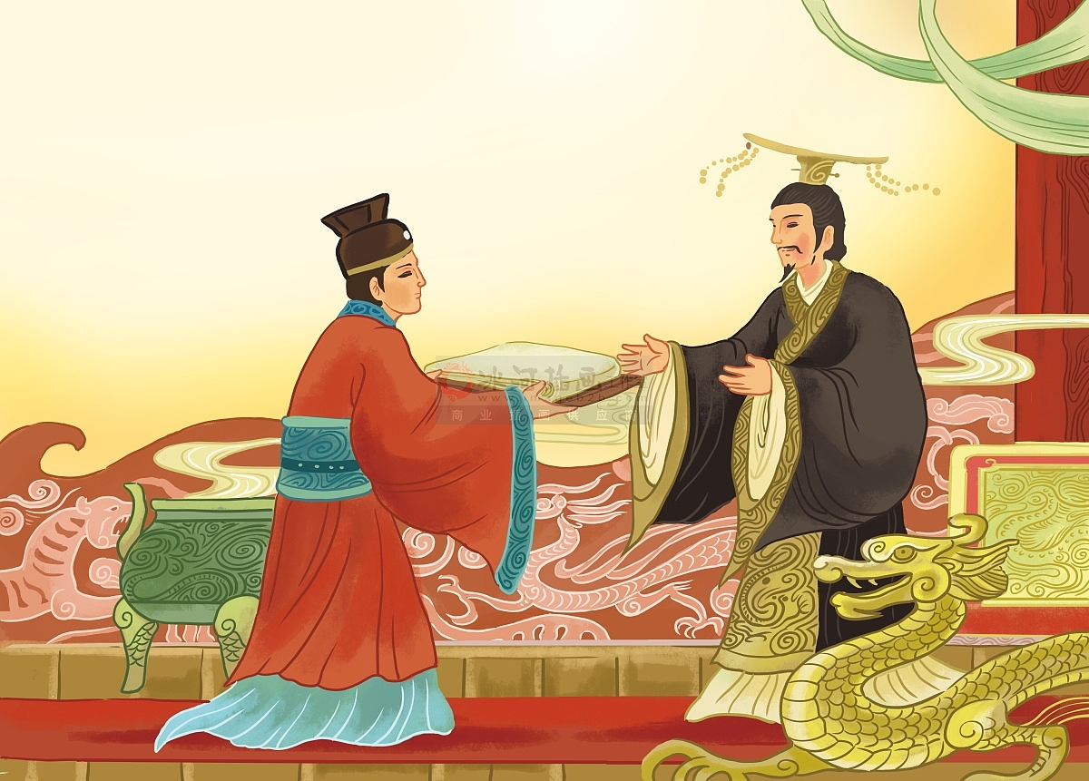 传统文化国学绘本：纸的由来（图ZMTM5MjM4ODgw） - 绘本 - 站酷设计师汉图文化公司原创素材 - 站酷ZCOOL