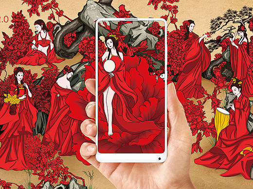 美人如畫 錦繡滿園（個(gè)人主頁-ZMjUzNDc5ODg=） - 海報(bào) - 站酷設(shè)計(jì)師文科WENKE原創(chuàng)素材 - 站酷ZCOOL