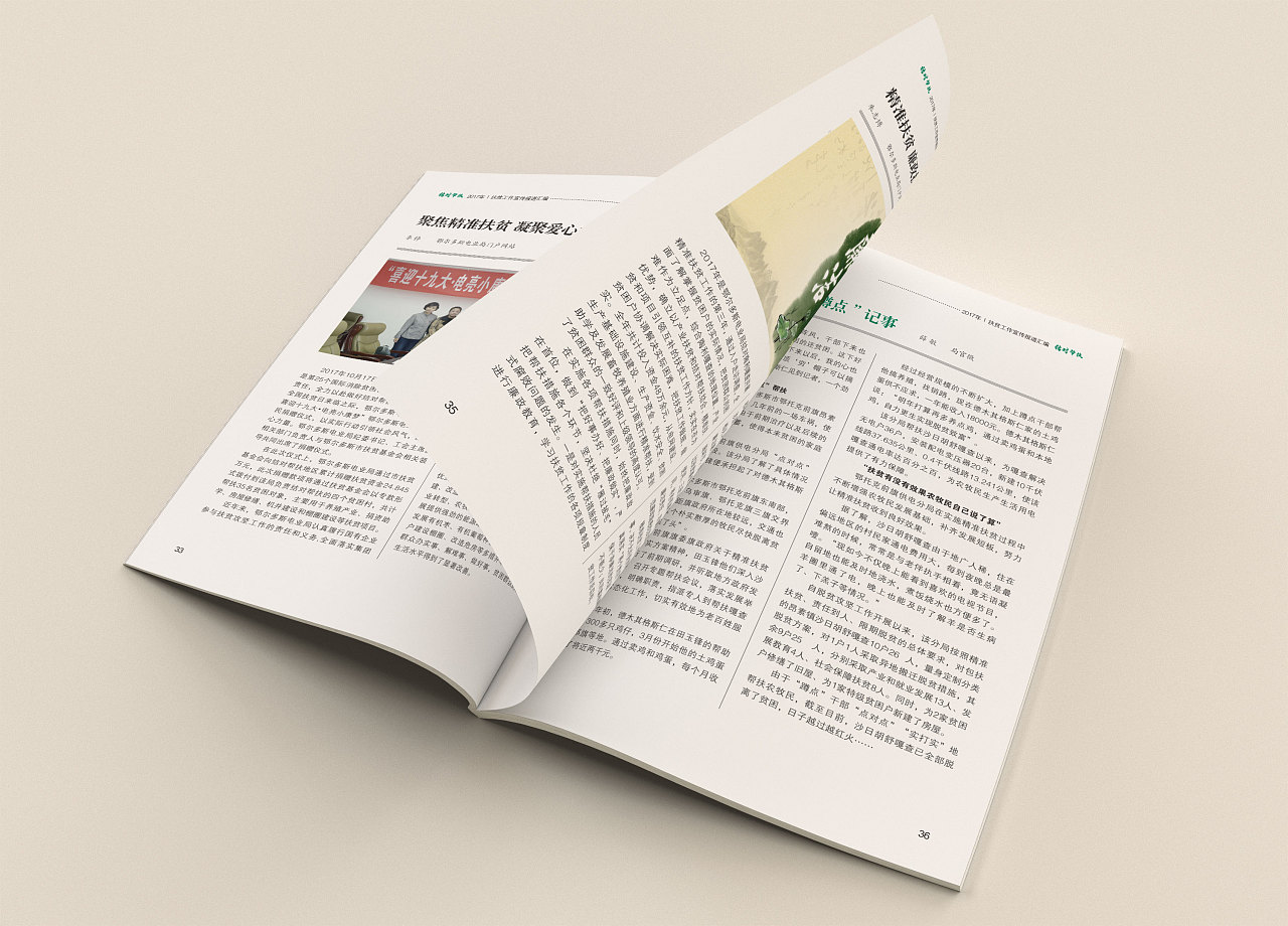 扶贫画册设计--衡水朗维设计