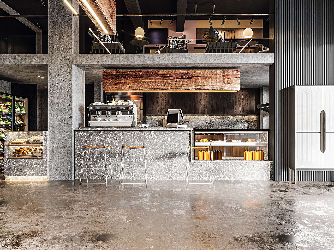 黑色工业风工装会所