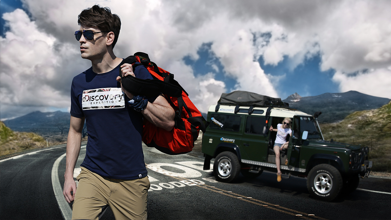 探路者discovery服装泰国模特拍摄