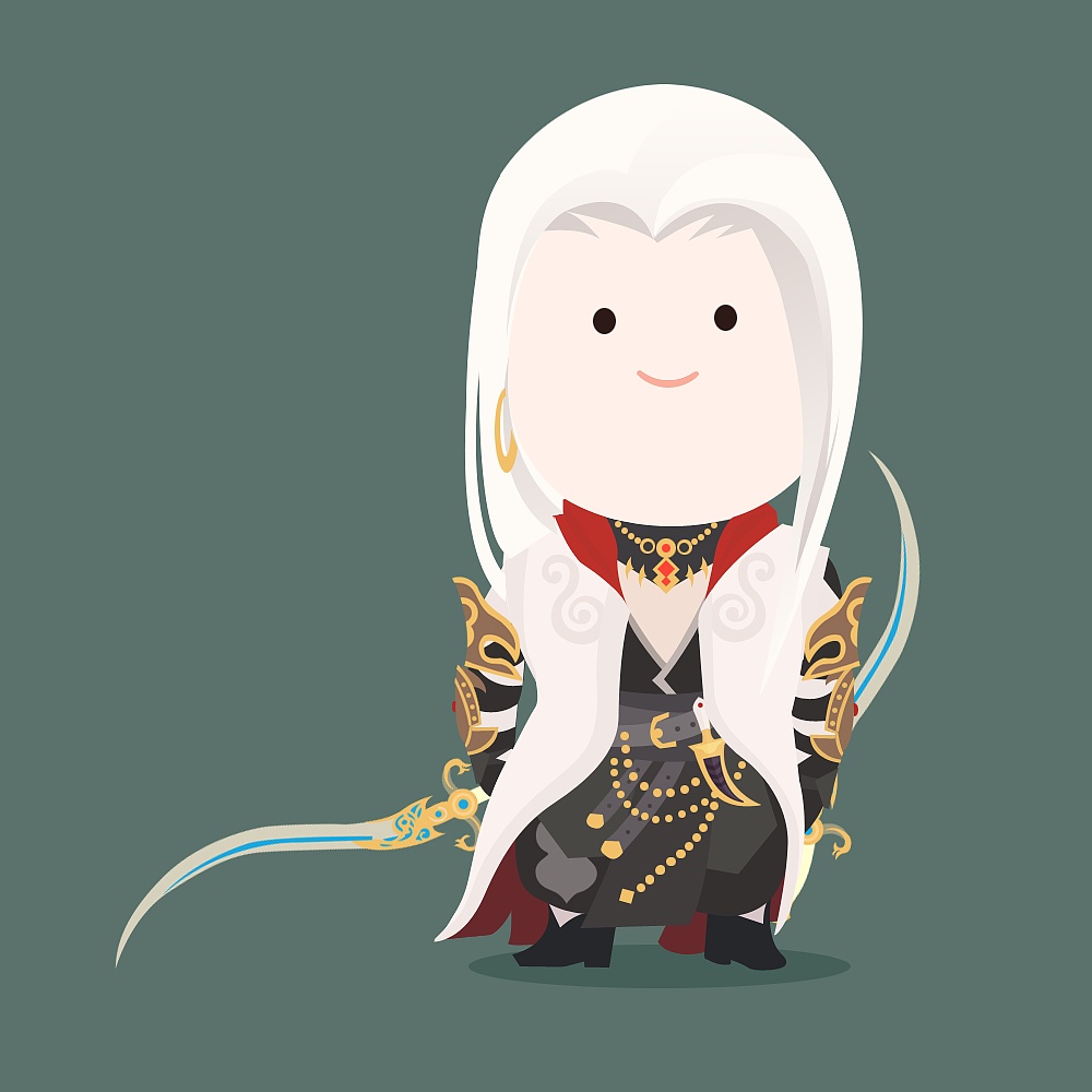 剑三q版人物鼠绘