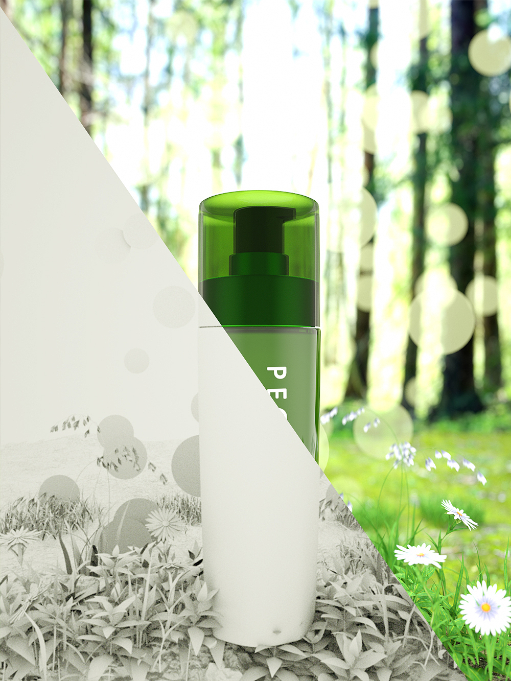 C4D化妆品产品电商建模