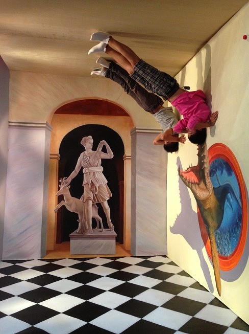 2013中国3d魔幻互动艺术展-郑州中原福塔站,3d魔幻互动艺术馆