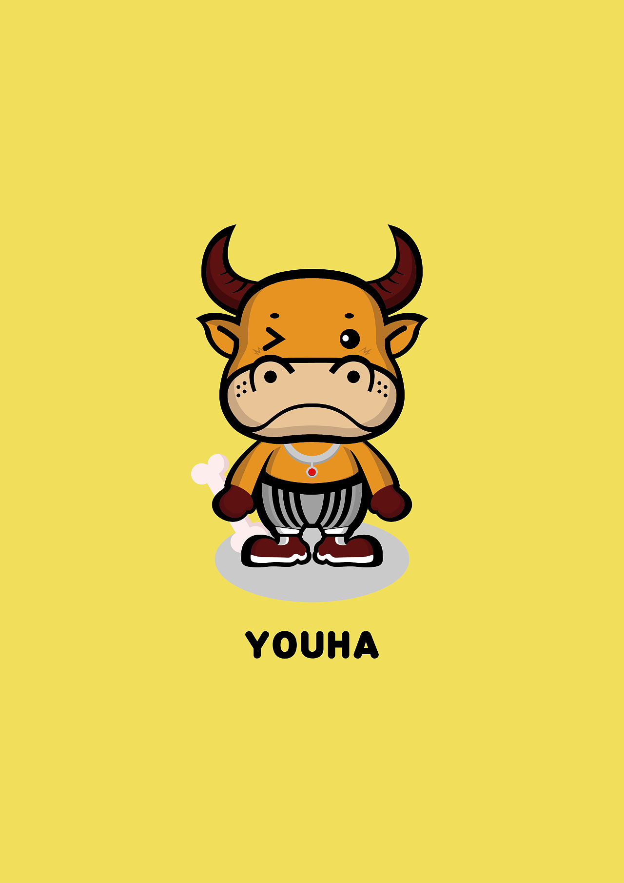 牛小宝卡通吉祥物