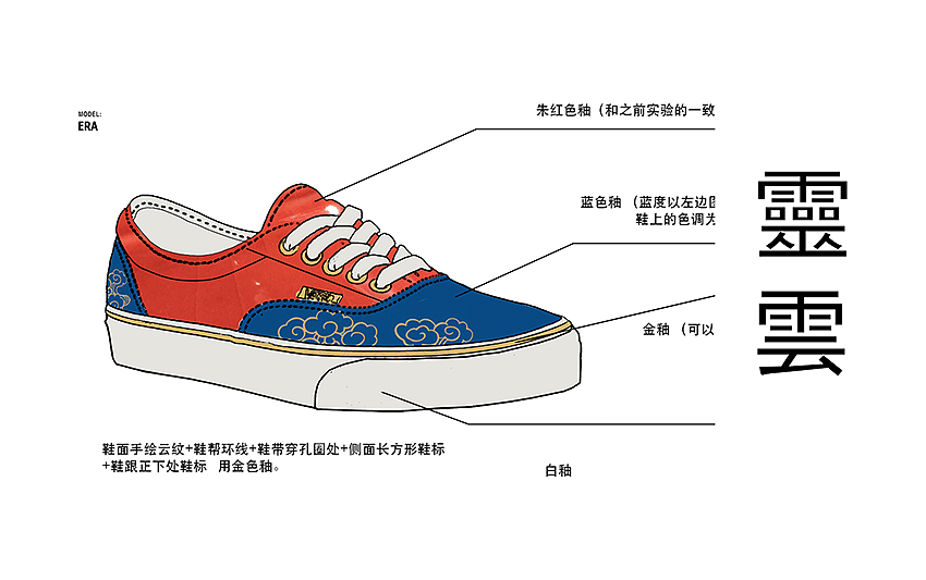 VANS 50th Anniversary Porcelain Shoes Sketch 03