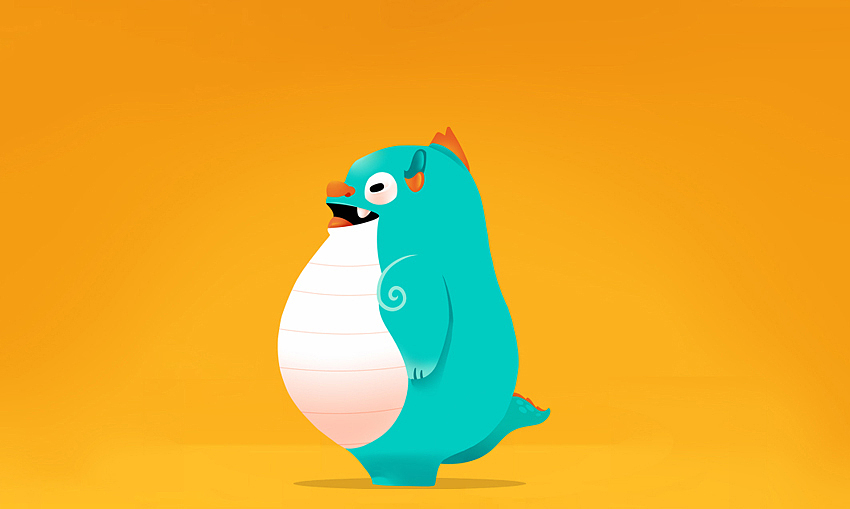 胖龙吉祥物设计