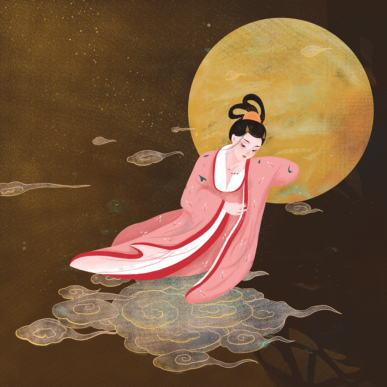 嫦娥应悔偷灵药,碧海青天夜夜心.