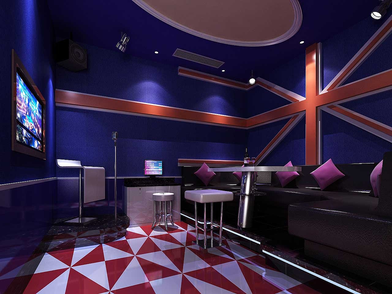 南充星语动漫量贩主题ktv设计