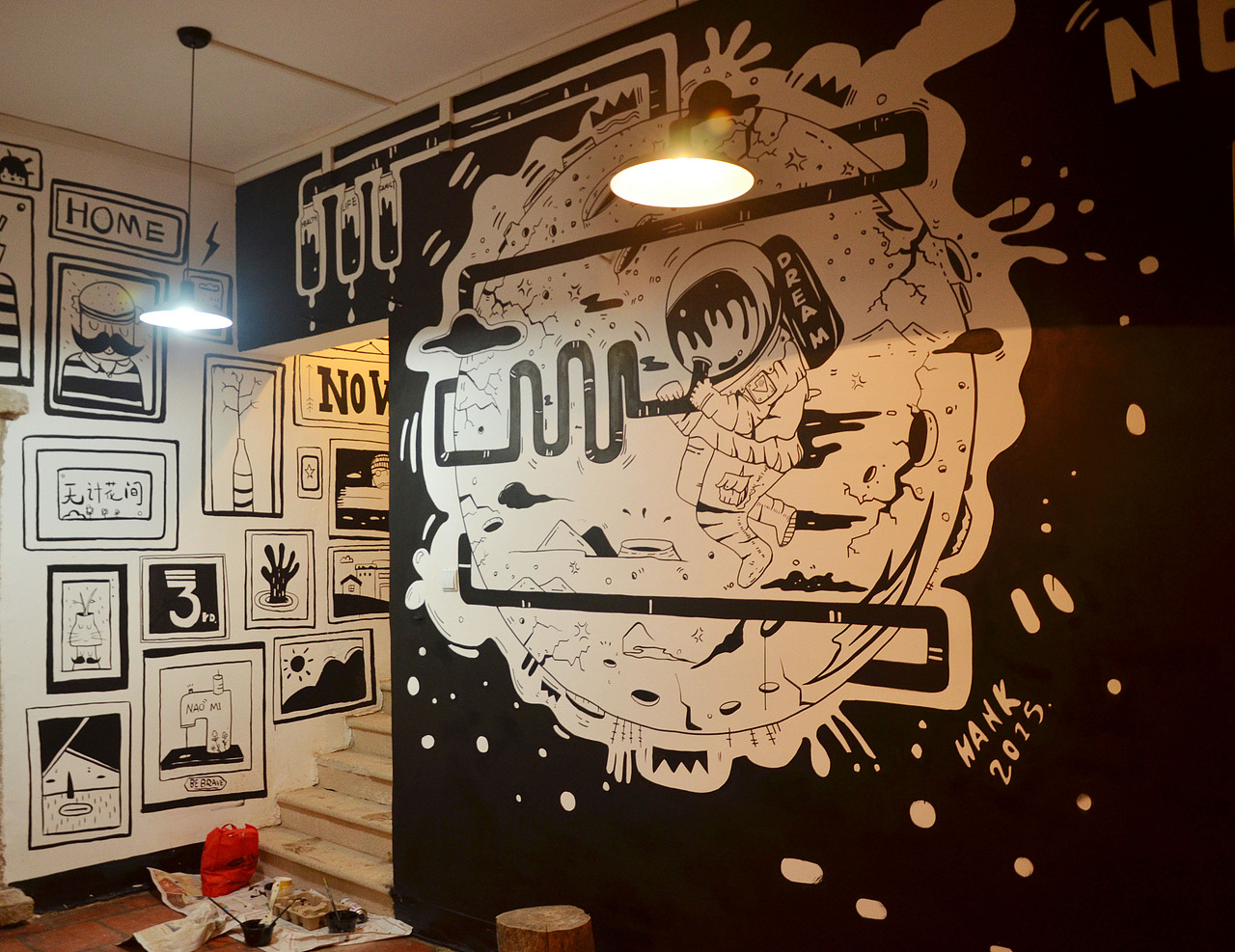 月球上的宇航员