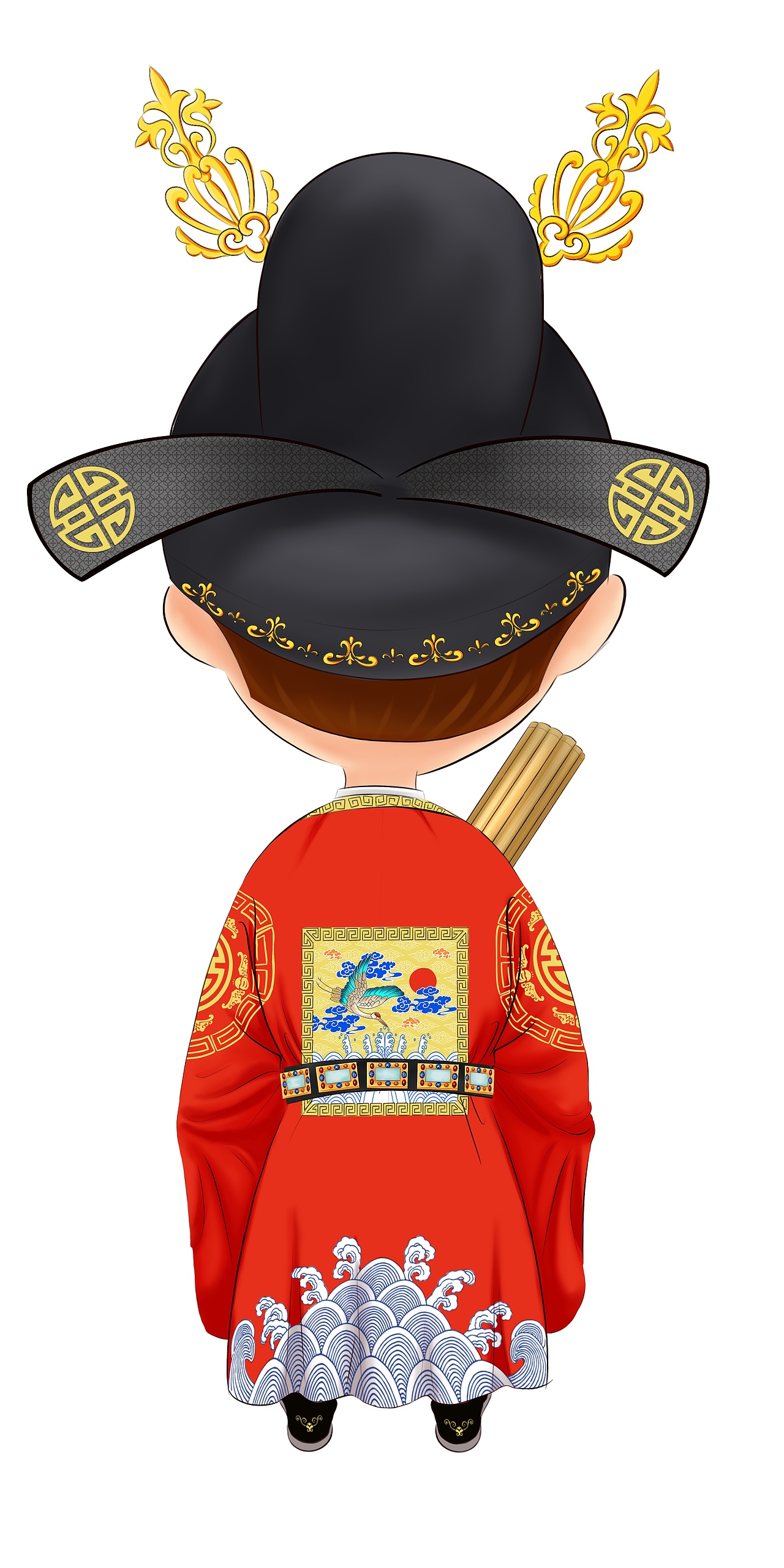 国风Q版人物设计古风卡通人物手办国风文创