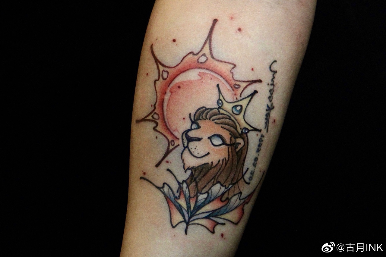 狮子座纹身（图ZMTc5MTMzOTY0） - 绘画 - 站酷设计师教主INK原创素材 - 站酷ZCOOL