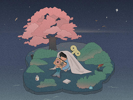 音樂封面（個人主頁-ZNTcyNDYwODA=） - 商業(yè)插畫 - 站酷設計師翆生生原創(chuàng)素材 - 站酷ZCOOL