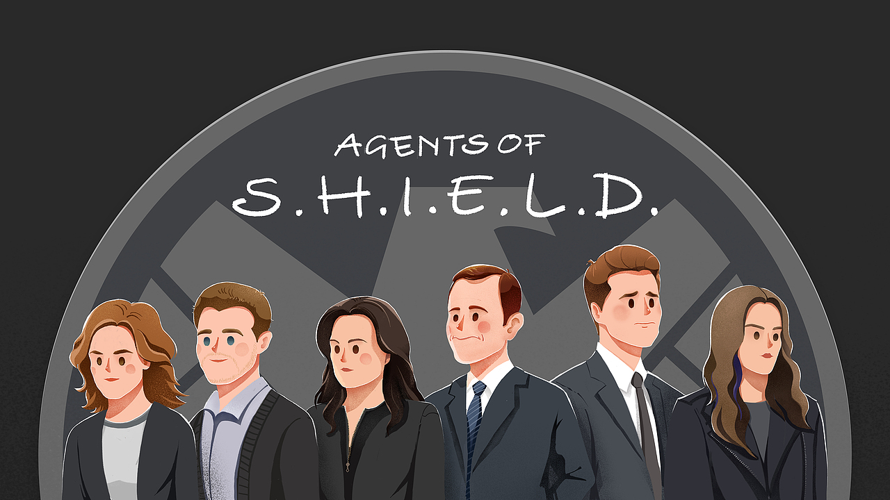 神盾初代六人插畫（圖ZMjEzMjMwODE2） - 創(chuàng)作習作 - 站酷設(shè)計師杏仁露蜂蜜水原創(chuàng)素材 - 站酷ZCOOL