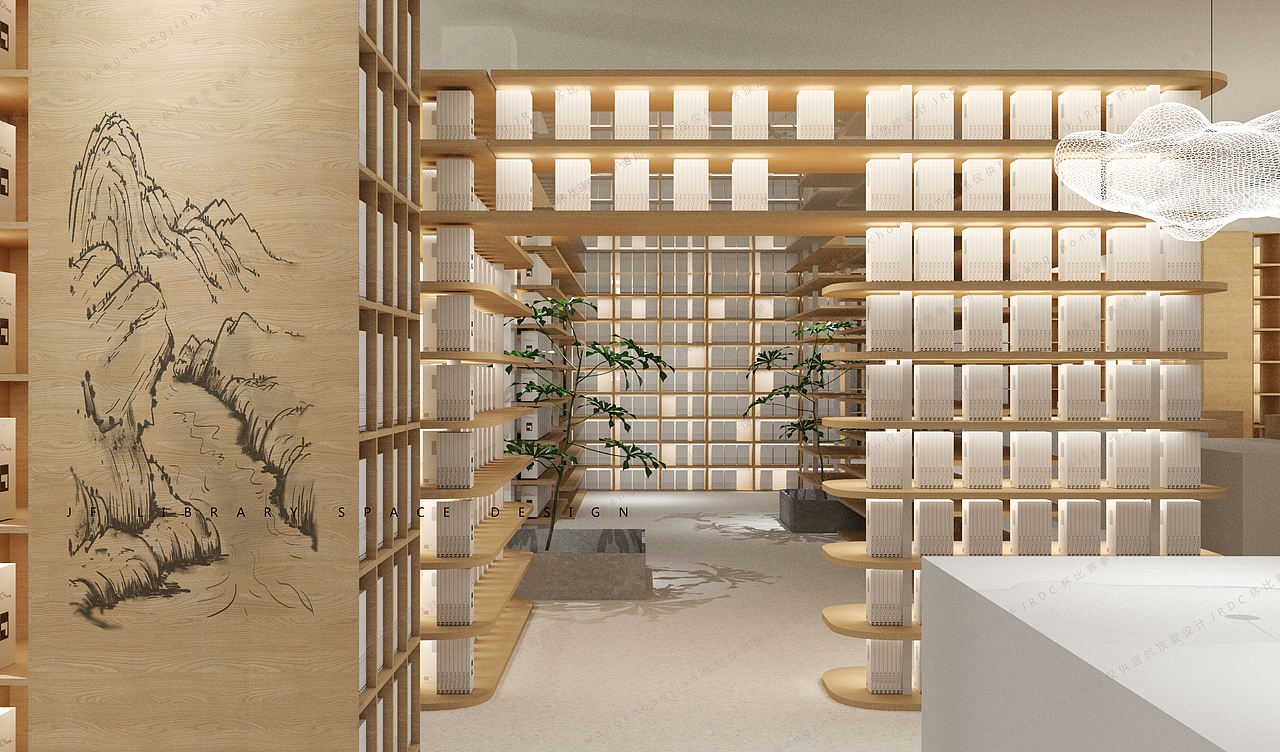 新华书店 粒子书林（图ZMTkzNTc3NTI4） - 家装设计 - 站酷设计师负设计原创素材 - 站酷ZCOOL