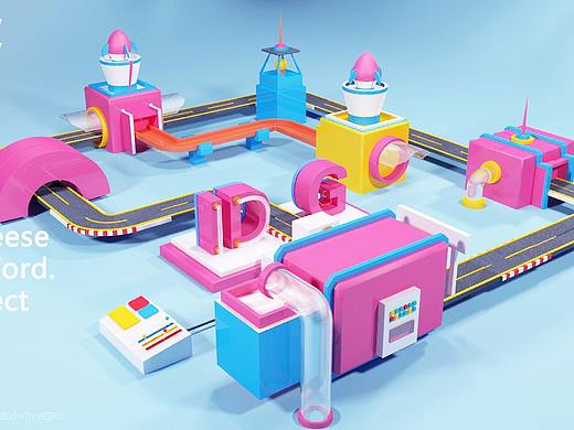 C4D场景建模