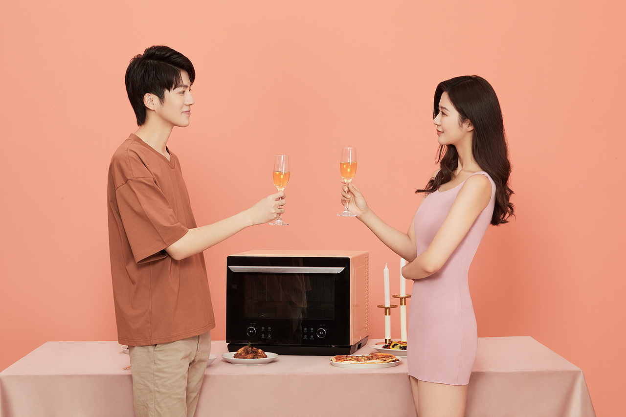 烤箱人像精修图