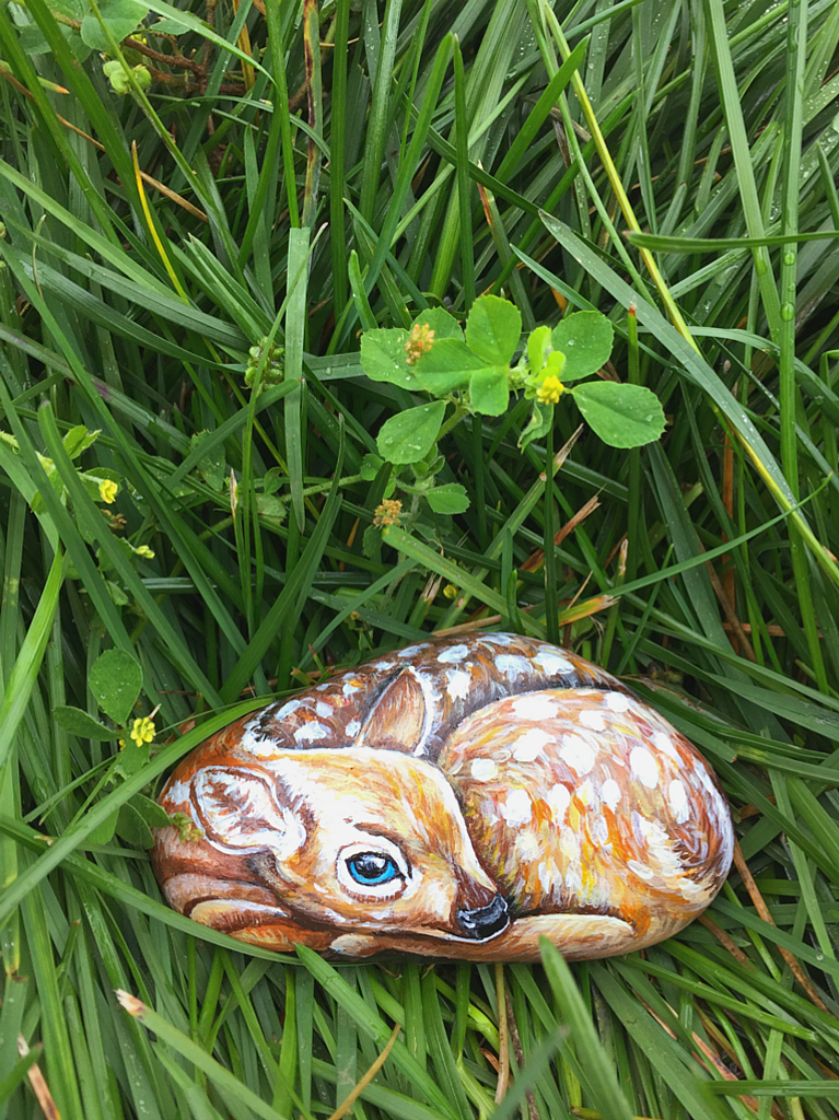 变废为宝之石头画|手工艺|工艺品设计|6律动7_原创作品-站酷zcool