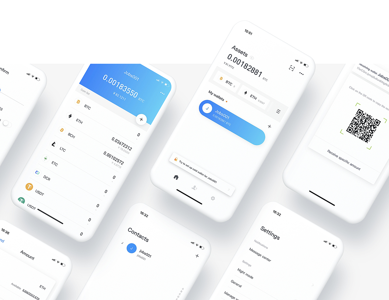 BitBill 3.0 - 安全专业的数字钱包（图ZMTI1NjA1ODYw） - APP界面 - 站酷设计师王涵洋原创素材 - 站酷ZCOOL