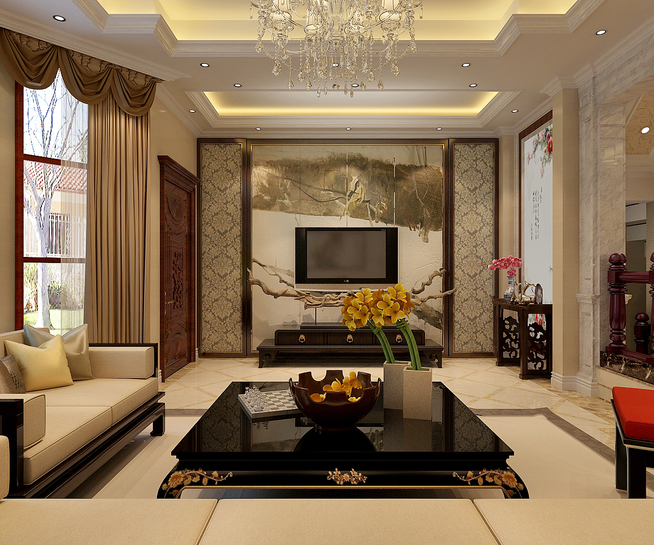 【江南新城】別墅 500㎡ 新中式（圖ZNTk5ODY2MjA=） - 家裝設(shè)計 - 站酷設(shè)計師金舍小曉Sunny原創(chuàng)素材 - 站酷ZCOOL