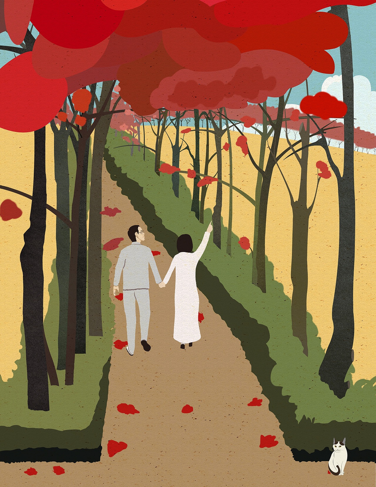 解禁的朱自清《经典常谈》彩插（图ZMTEwMzA1NzEy） - 艺术插画 - 站酷设计师DARKKNIGHTwxq原创素材 - 站酷ZCOOL