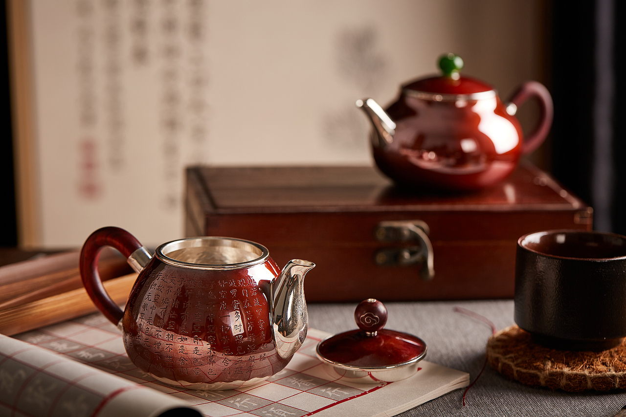 铜包银茶壶组合2（图ZMjY5NzY1MDk2） - 产品摄影 - 站酷设计师顾李321原创素材 - 站酷ZCOOL