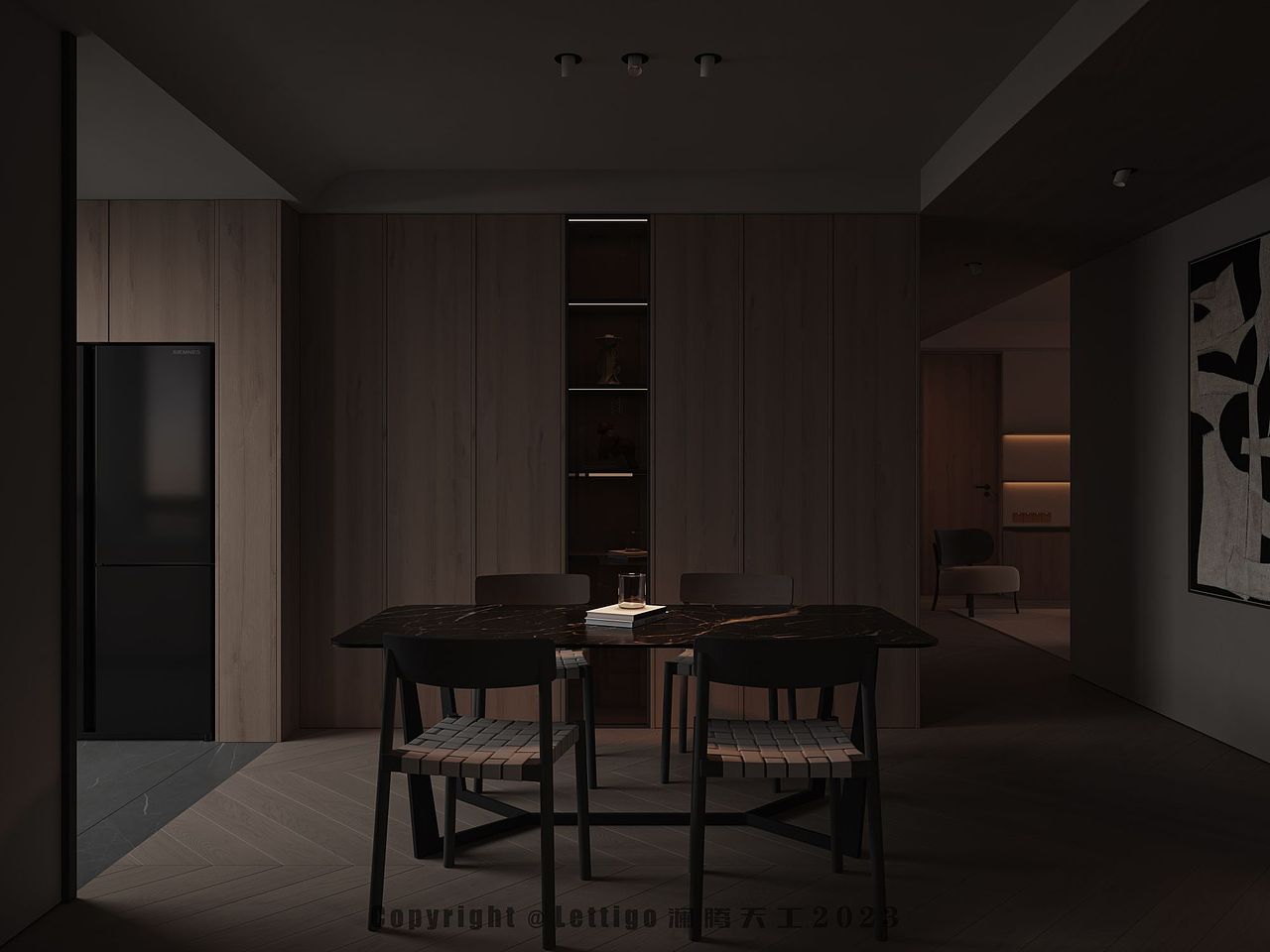 现代客餐厅---落日与晚风