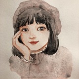 佼佼的水彩的头像