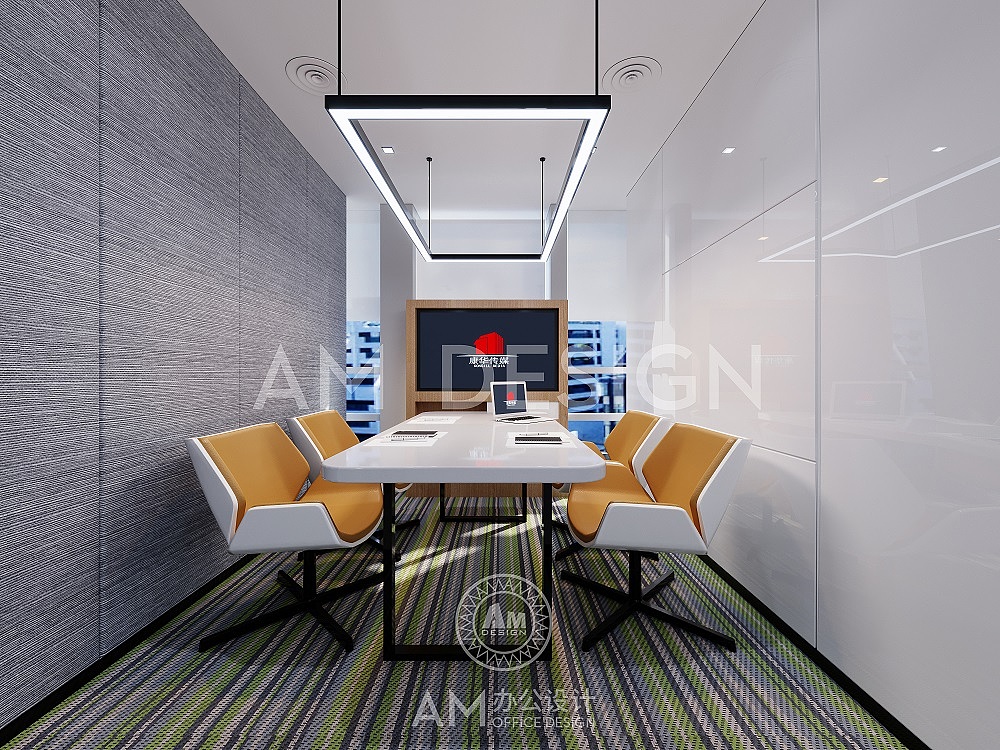 山东康华传媒互联网公司办公室设计—AM（图ZMjEwNDQ2ODE2） - 家装设计 - 站酷设计师AM设计公司原创素材 - 站酷ZCOOL