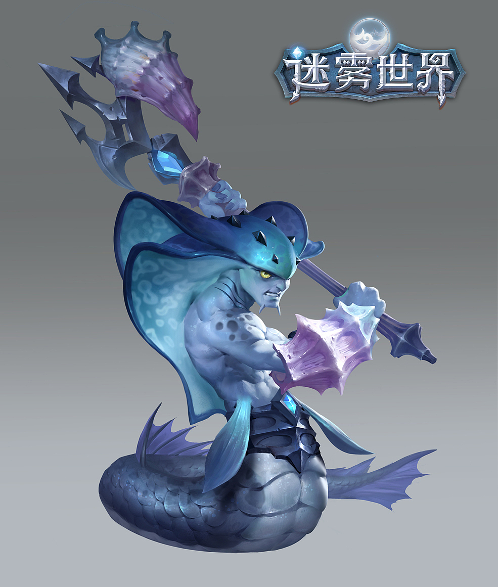 迷雾世界宣传合集（图ZODk3Nzc1NzI=） - 游戏原画 - 站酷设计师青灵BlueSoul原创素材 - 站酷ZCOOL