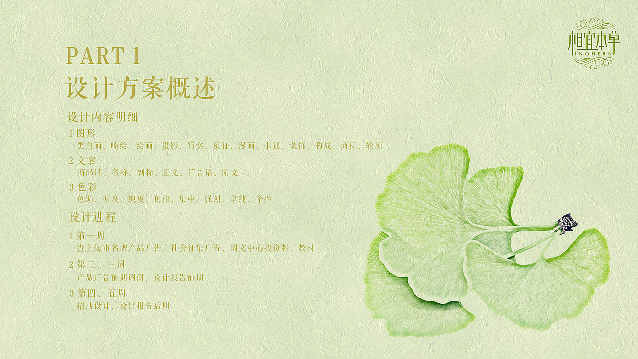 相宜本草海报设计
