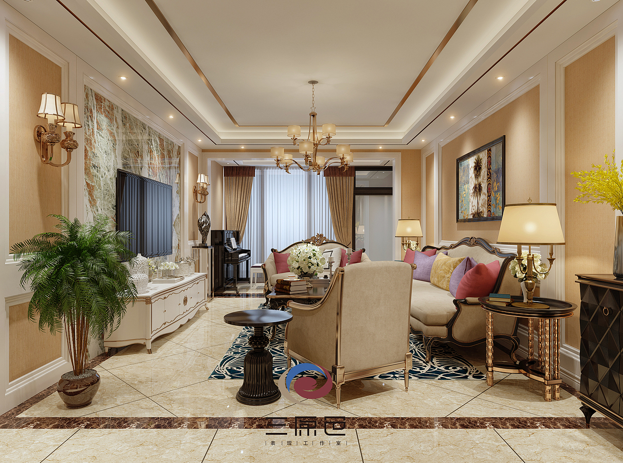 三原色工作室2017年部分表现作品！（图ZMTAzNjc4NTky） - 家装设计 - 站酷设计师YI念间原创素材 - 站酷ZCOOL