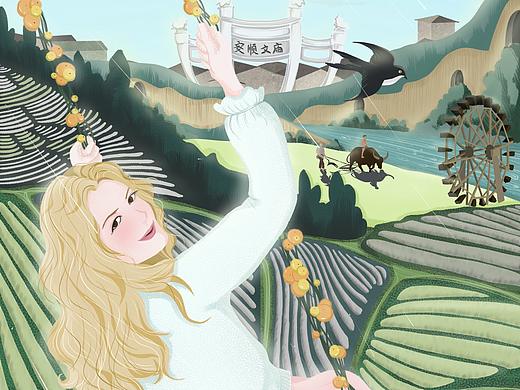 春季节气插画（个人主页-ZMzUzNTEyMTI=） - 商业插画 - 站酷设计师不吃香菜菜原创素材 - 站酷ZCOOL